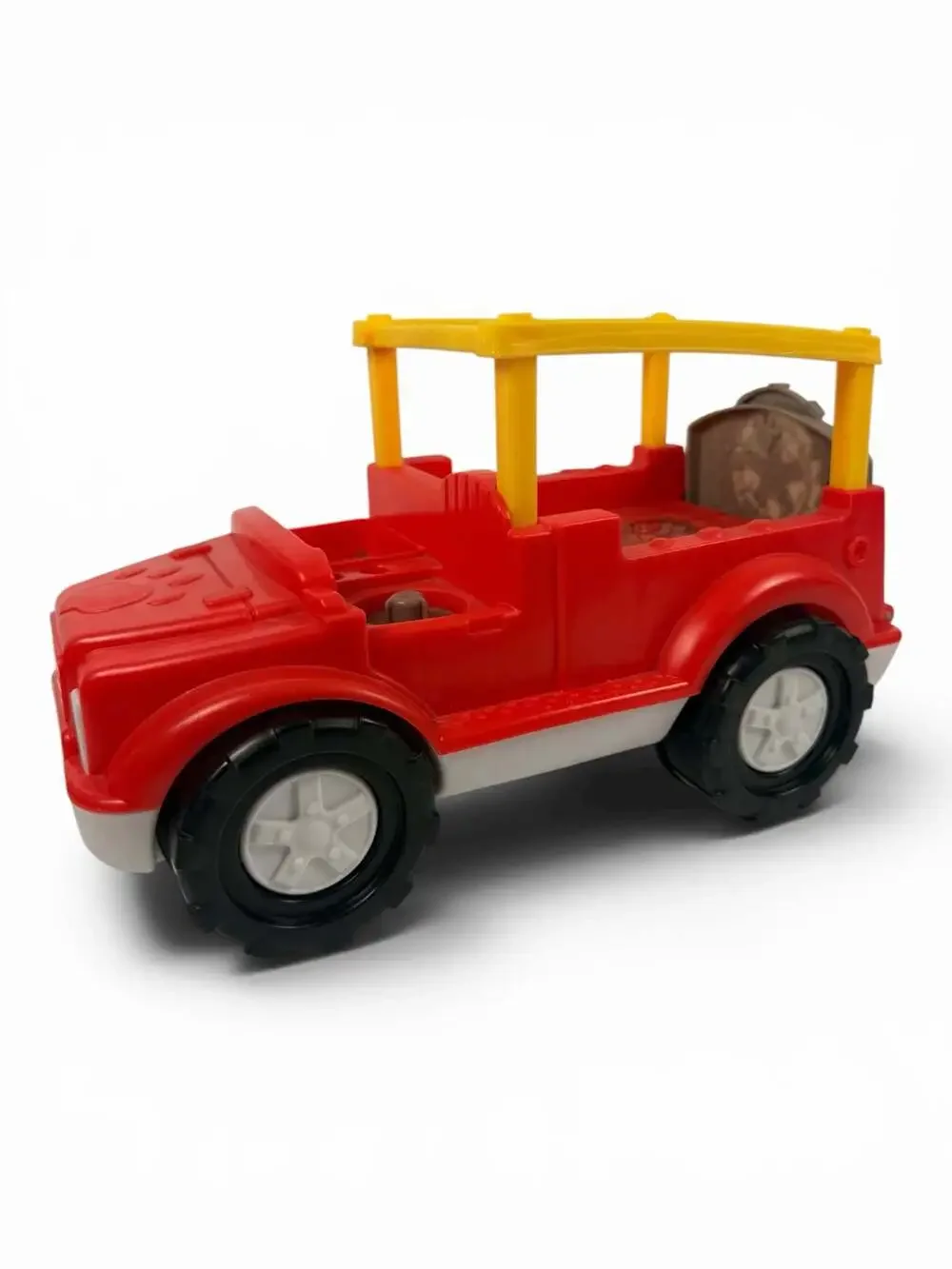 Fisher-Price Little People Zoo Talkers Animal Sound Safari Jeep Truck Red TESTED